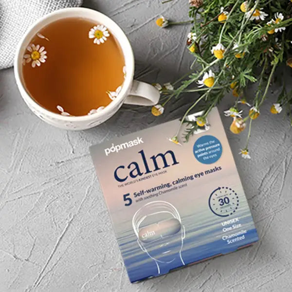 Calm Self-Warming Chamomile Scented Sleep Masks (5 pack)