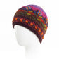 Chloe Wool Hat – Hand-Embroidered Floral Knit Beanie: Grey