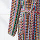 Kikoya hand loomed robe detail