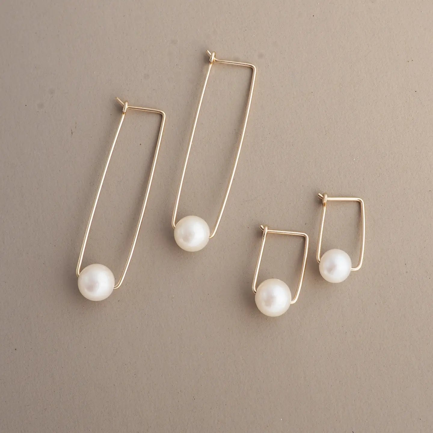Akoya Pearl Latch Earrings