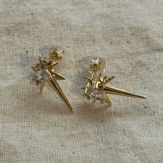 Spiked Stud Earrings – Armored Posts by Tramps + Thieves