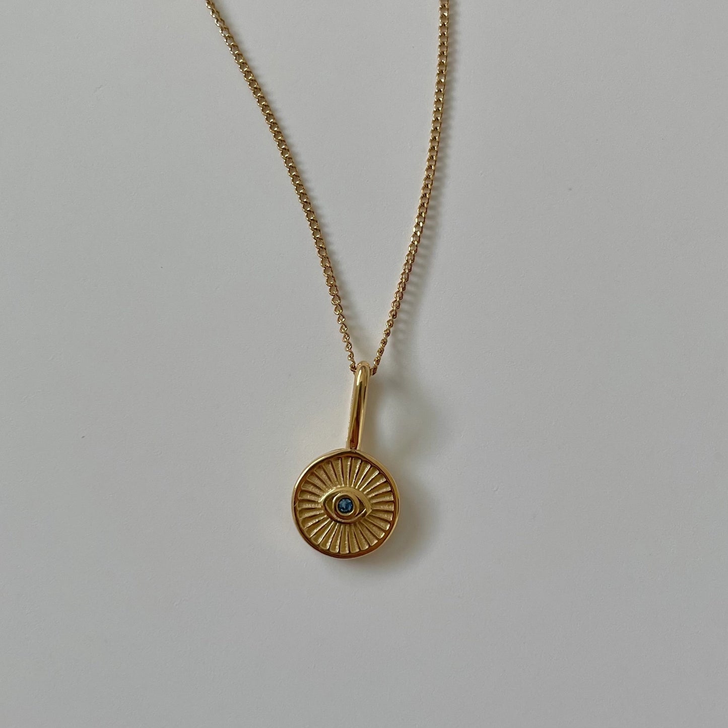 Evil Eye Necklace – Gold Protection Pendant for Good Energy