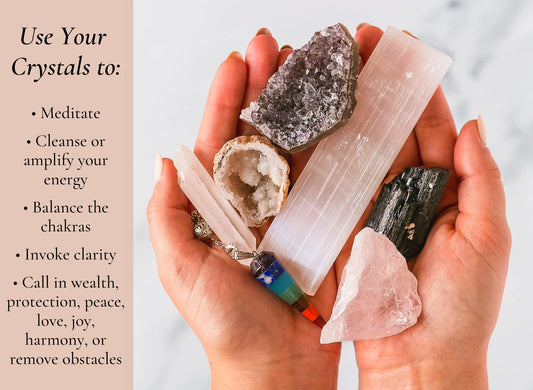 Healing Crystals Starter Set - 17 Piece