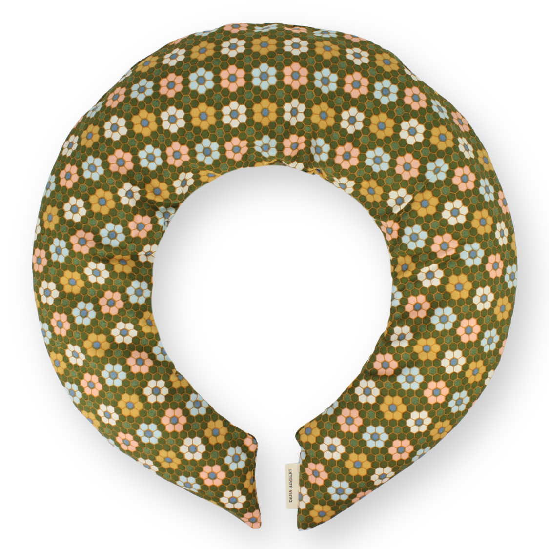 Lavender Neck Wrap, Cream Floral