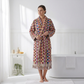 Lokum Robe Handloom Turkish Cotton Heavy Luxury Shawl Collar: S-M