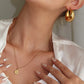 Evil Eye Necklace – Gold Protection Pendant for Good Energy