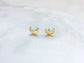 Moon and Star Stud Earrings