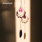 Teardrop Crystal Agate Suncatcher Hanging Aquamarine