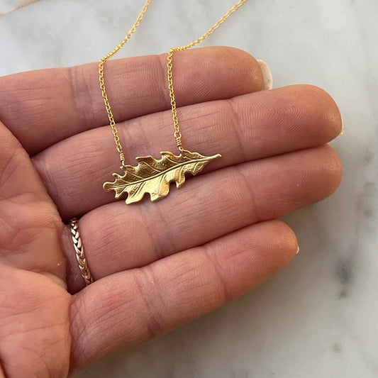 Oak Leaf Necklace