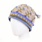 Verbier Floral Wool Beanie Hat with Embroidery: Charcoal