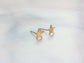 Moon and Star Stud Earrings