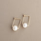 Akoya Pearl Latch Earrings