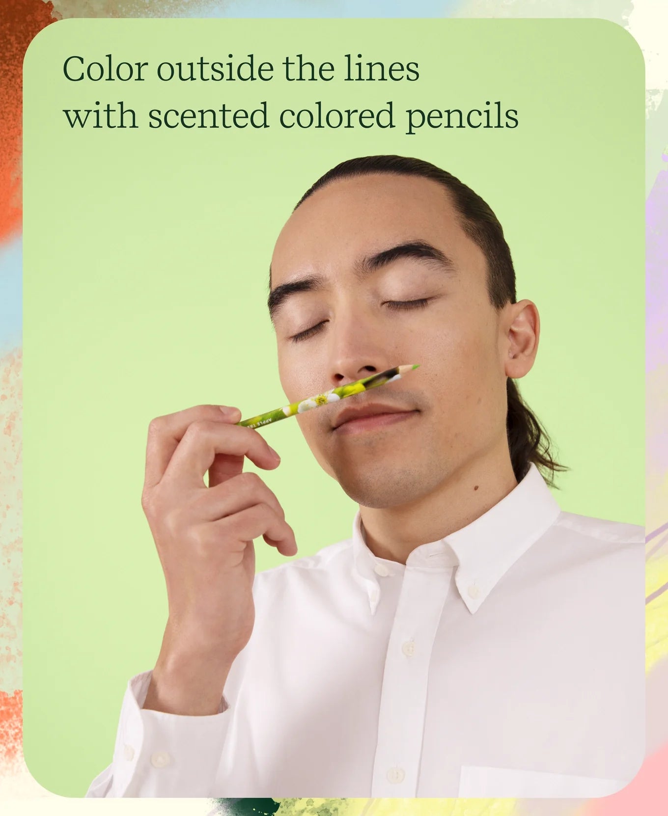 Rub & Sniff Scented Colored Pencils - 10 Pack