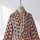 Lokum Robe Handloom Turkish Cotton Heavy Luxury Shawl Collar: S-M