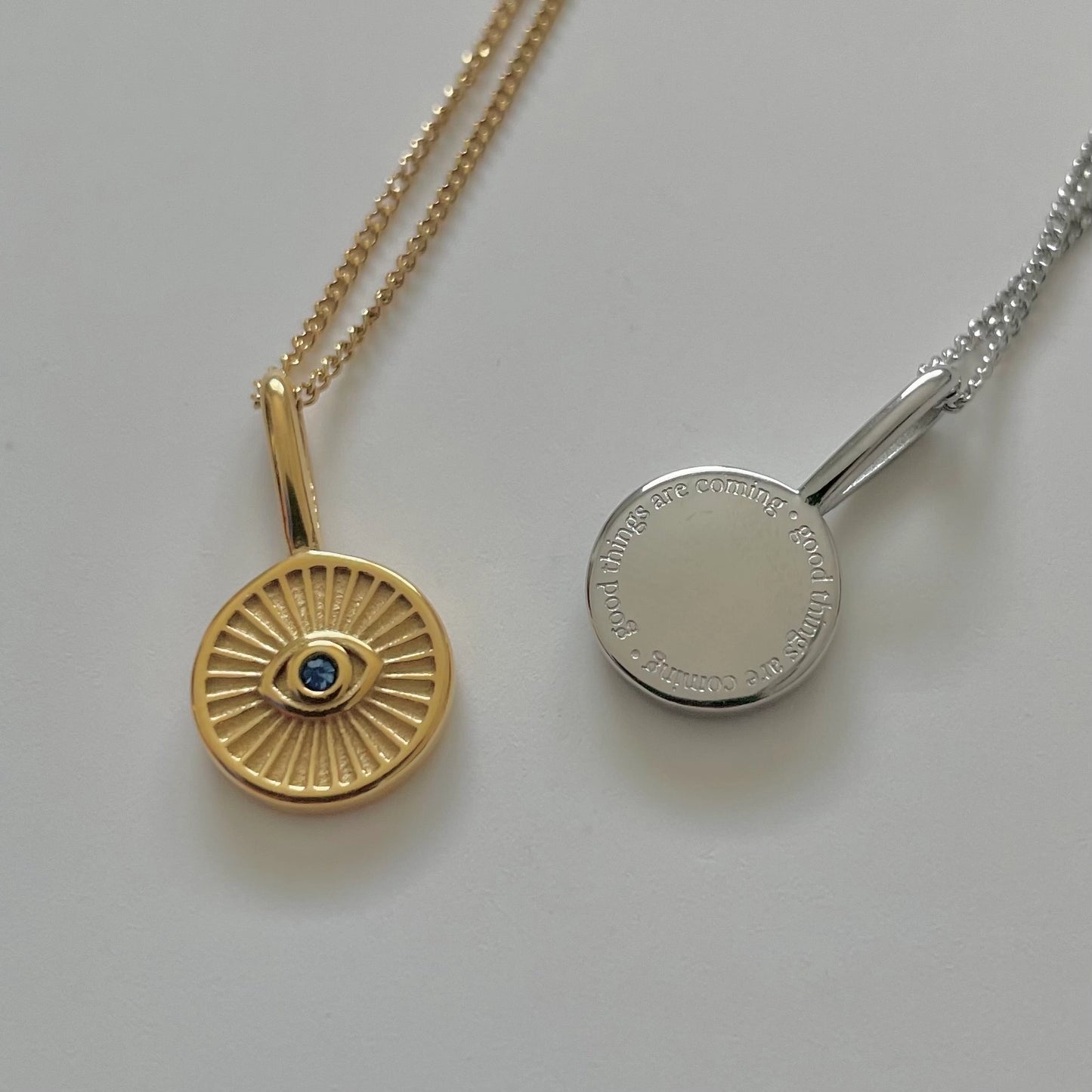 Evil Eye Necklace – Gold Protection Pendant for Good Energy