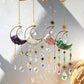 Moon Suncatcher Crystal Prism Decor Opal