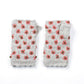 Anaya Handwarmers – Wool Knit with Floral Embroidery: Mint