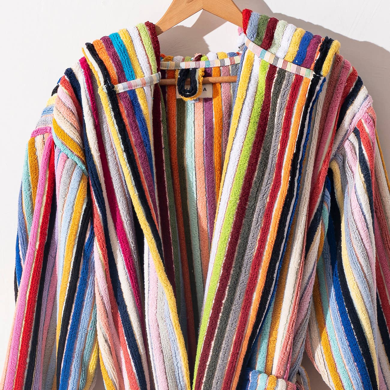 Pompom Bathrobe Handloom Turkish Cotton Resort Heavy Luxury: S-M