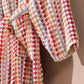 Pompom Bathrobe Handloom Turkish Cotton Resort Heavy Luxury: S-M