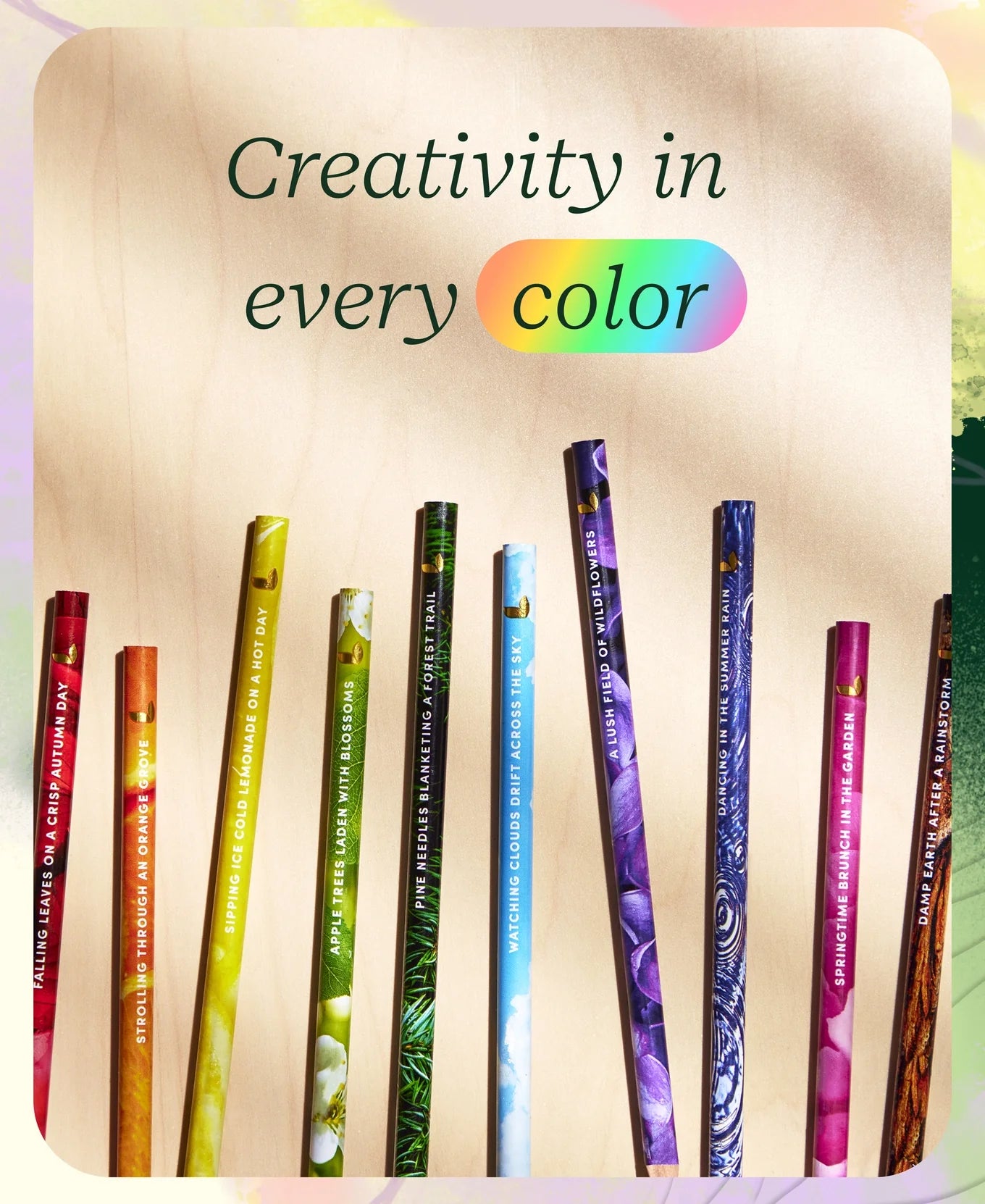 Rub & Sniff Scented Colored Pencils - 10 Pack