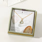 Prasiolite Bermuda Triangle Dainty Collar Necklace