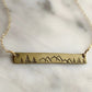 Mountain Bar Necklace