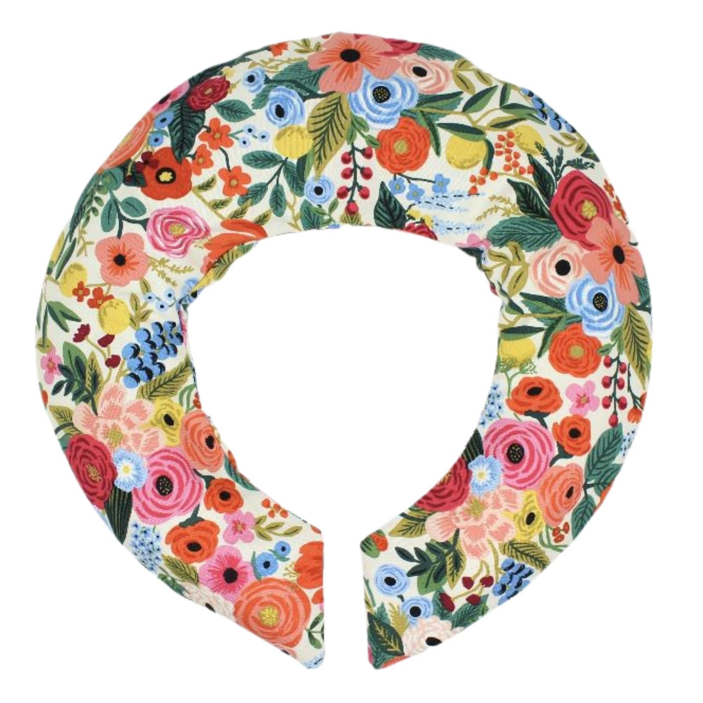 Lavender Neck Wrap, Cream Floral