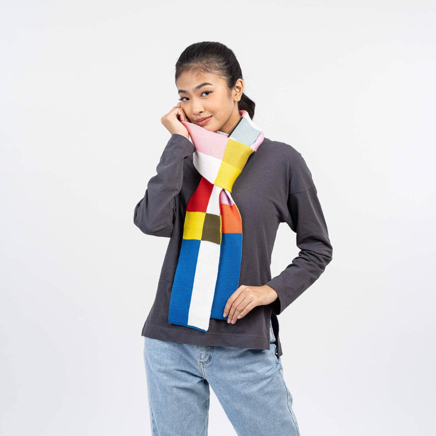 Chroma Skinny Scarf