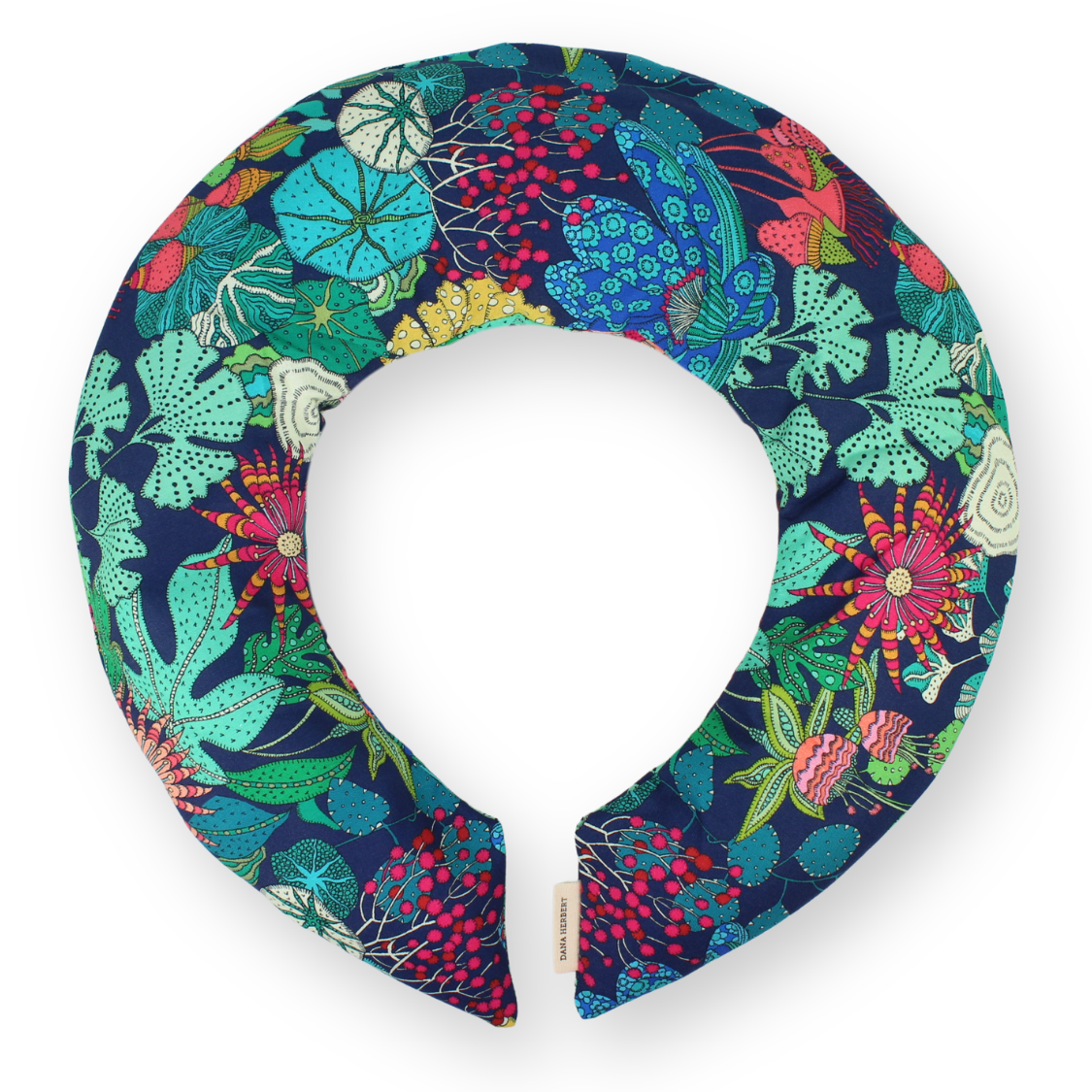 Lavender Neck Wrap, Cream Floral