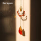 Teardrop Crystal Agate Suncatcher Hanging Aquamarine