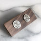 Silver Poppy Earrings – Solid Sterling Floral Studs