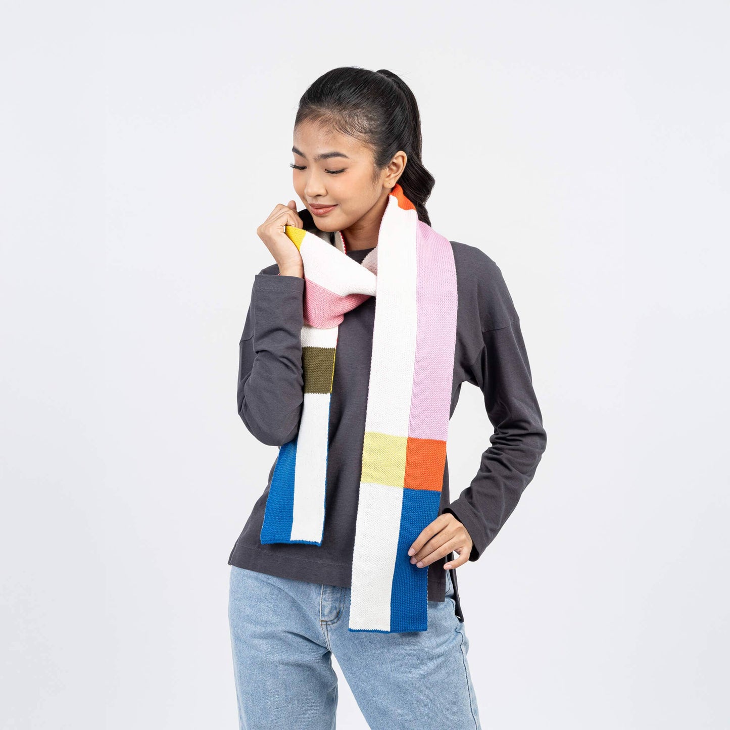 Chroma Skinny Scarf
