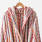 Pompom Bathrobe Handloom Turkish Cotton Resort Heavy Luxury: S-M