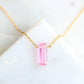 Rose Quartz Necklace – Healing Crystal Pendant on Chain