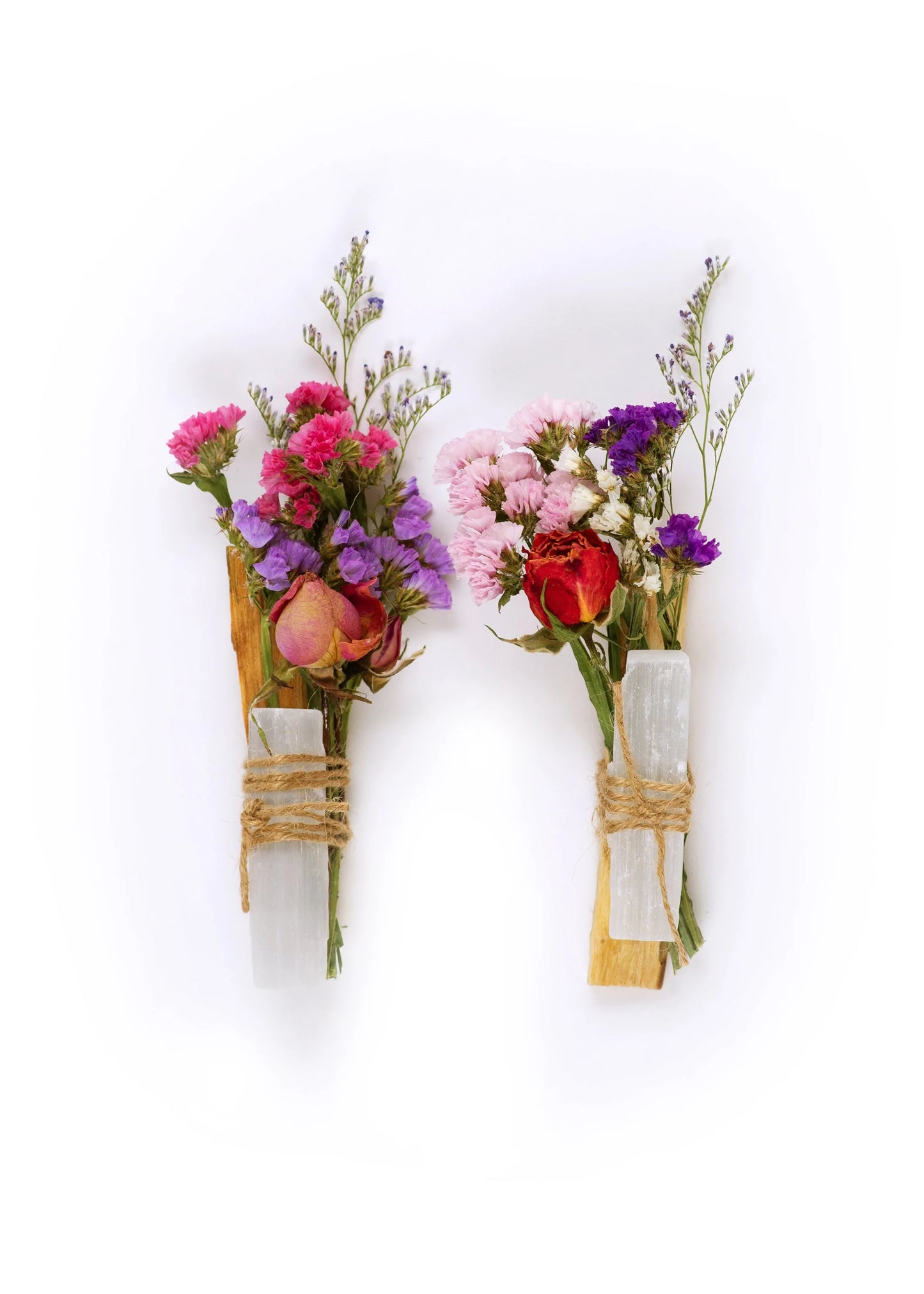 Palo Santo Flora Bundle With Selenite